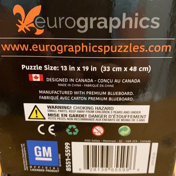 NEW Corvette Eurographics Puzzle & Tin - Picture 5 of 5